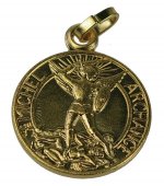 Médaille St Michel - Métal Doré