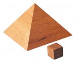 Pyramide de Khéops Plaqué Acajou PM