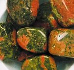 Lot de 10 pierres -  Unakite