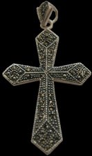 Croix Argent et Marcassite