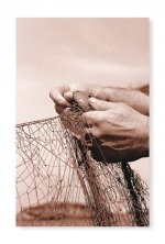 Lot de 10 cartes - Filet de pêche