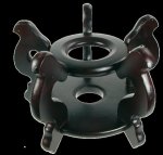 Pied de boule bois 14 cm