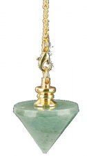 Pendule cône pierre - aventurine