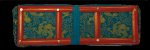 Porte texte rigide - PM - bleu turquoise