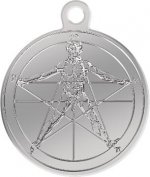 Pentacle Agrippa - Argenté