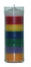 Bougie 7 couleurs