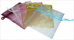Pochettes Organza Prune - Lot de 5