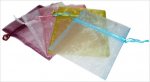 Pochettes Organza Blanche - Lot de 5