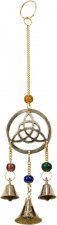 Mobile 3 Cloches - Triquetra en laiton