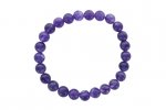 Bracelet Améthyste Perles rondes 8 mm
