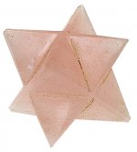 Etoile Merkaba Quartz rose - 2 cm