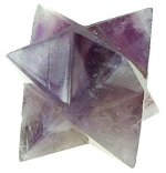 Etoile Merkaba Améthyste - 4 cm