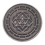 Pièce sacrée Merkaba cuivre 4 cm