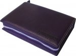 Trousse en cuir 38 Fleurs de Bach (couleur violette)
