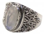 Bague Pierre de Lune Argent 925 Geshna T54