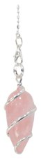 Pendule Spirale et Quartz Rose