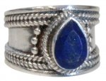 Bague Lapis Lazuli Argent 925 Large T54