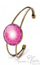 Bracelet Yandala : Epanouissement Amoureux - laiton vieilli