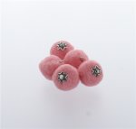 Pompon 20 mm Déco x 5 Rose