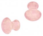 Coffret Masseurs Visage Gua Sha en Quartz Rose Assortiment de 2