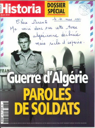 Historia mensuel  N°856 Guerre d'Algérie, paroles de soldats  - avril 2018