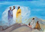 La Transfiguration  (Mt 17,1), Carte simple Vie de Jésus Mafa