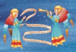 10 cartes doubles nuit de Noël - Gloire à Dieu
