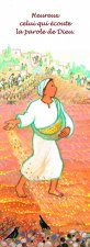 Lot de 25 - Signet Maïté Roche Semeur - Heureux celui qui écoute la Parole de Dieu