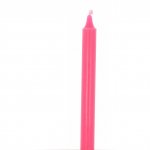 Bougie 21/200 - Fuschia - Lot de 12 pièces