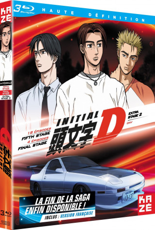 INITIAL D - FIFTH STAGE + FINAL STAGE + EXTRA STAGE 2 - 3 BLU-RAY