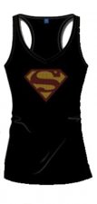 Superman Débardeur Logo Strass Fem. Black S