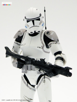 41st Elite corps - Coruscant Clone Trooper (Heavily Armed and Determined)