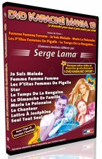 DVD KARAOKE MANIA 10 : SERGE LAMA