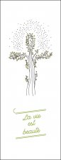 Lot de 20 - Signet La vie est beauté