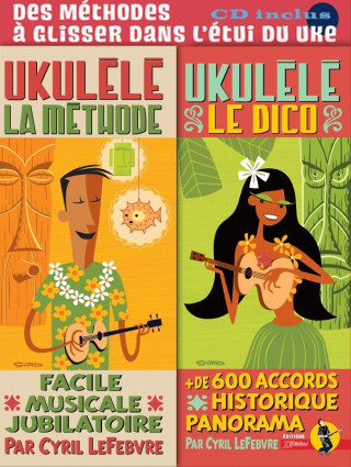 PACK UKULÉLÉ MÉTHODE + DICO + CD