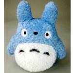 PELUCHE TOTORO DUVETEUX BLEU - M - 22CM