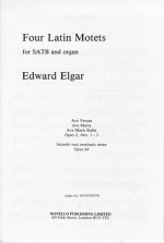 EDWARD ELGAR: FOUR LATIN MOTETS CHANT
