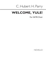 C. HUBERT PARRY: WELCOME YULE! CHANT