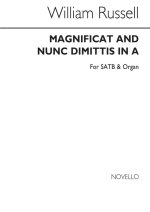 WILLIAM RUSSELL: MAGNIFICAT AND NUNC DIMITTIS IN A SATB/ORGAN CHANT