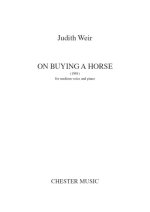 JUDITH WEIR: ON BUYING A HORSE