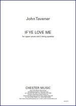 JOHN TAVENER: IF YE LOVE ME (FULL SCORE)