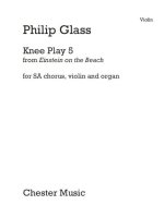 PHILIP GLASS: KNEE PLAY 5 (EINSTEIN ON THE BEACH) VIOLIN PART