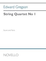 EDWARD GREGSON: STRING QUARTET (SCORE/PARTS)
