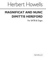 HERBERT HOWELLS: MAGNIFICAT AND NUNC DIMITTIS (HEREFORD) SATB/ORGAN CHANT