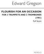 EDWARD GREGSON: FLOURISH FOR AN OCCASION (SCORE/PARTS)