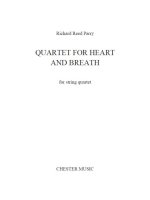 RICHARD REED PARRY: QUARTET FOR HEART AND BREATH (FOR STRING QUARTET)