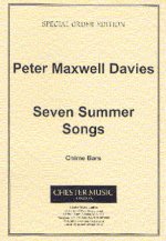PETER MAXWELL DAVIES: SEVEN SUMMER SONGS CHIME BARS PART