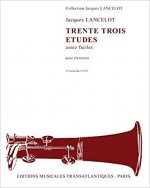 JACQUES LANCELOT: 33 ETUDES ASSEZ FACILES. VOL 2