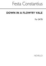 CONSTANTIUS FESTA: DOWN IN A FLOW'RY VALE (SATB) CHANT