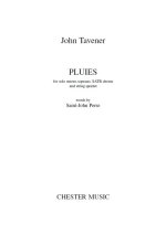 JOHN TAVENER: PLUIES (FULL SCORE) CHANT